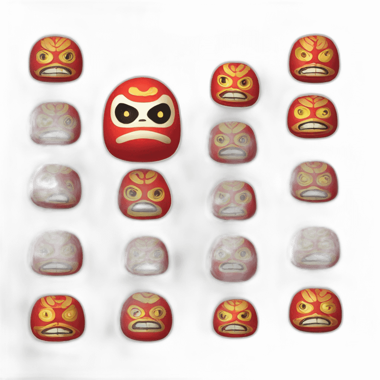 daruma statue emoji