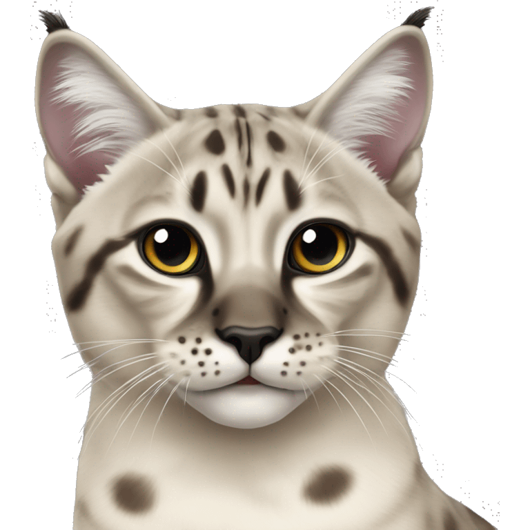 Seal point bicolor lynx point cat  emoji