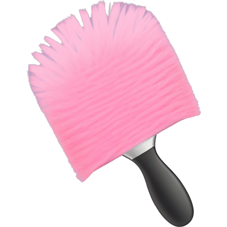 light pink hairbrush emoji