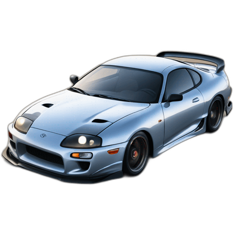 Toyota supra drifting emoji