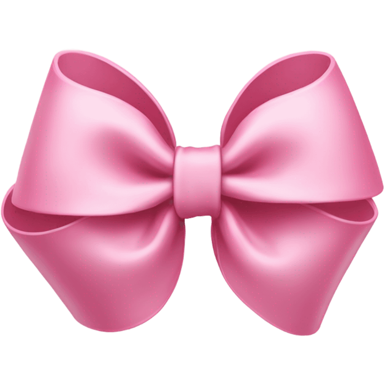 light pink bow on light pink bow emoji