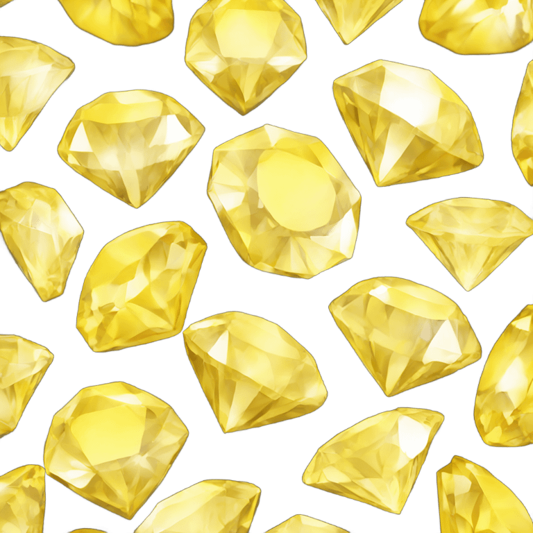 Diamond yellow  emoji