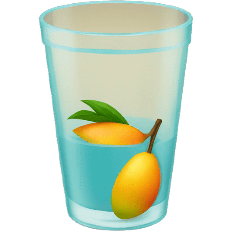 Mango en un vaso emoji