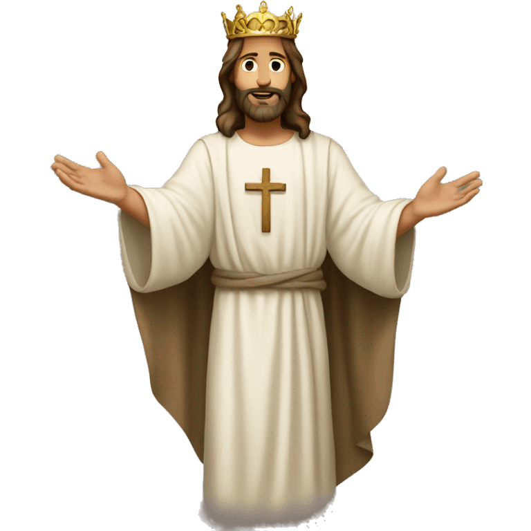 Jesus is king of the world  emoji