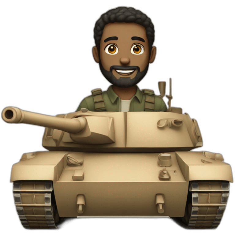 Jewish on tank emoji