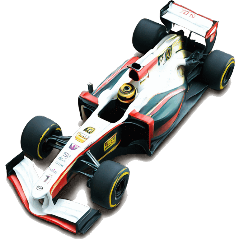 2012 formula 1 car with Lotus  emoji