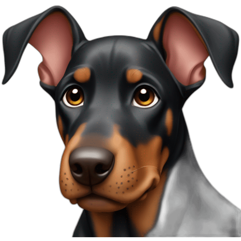 Doberman puppy emoji