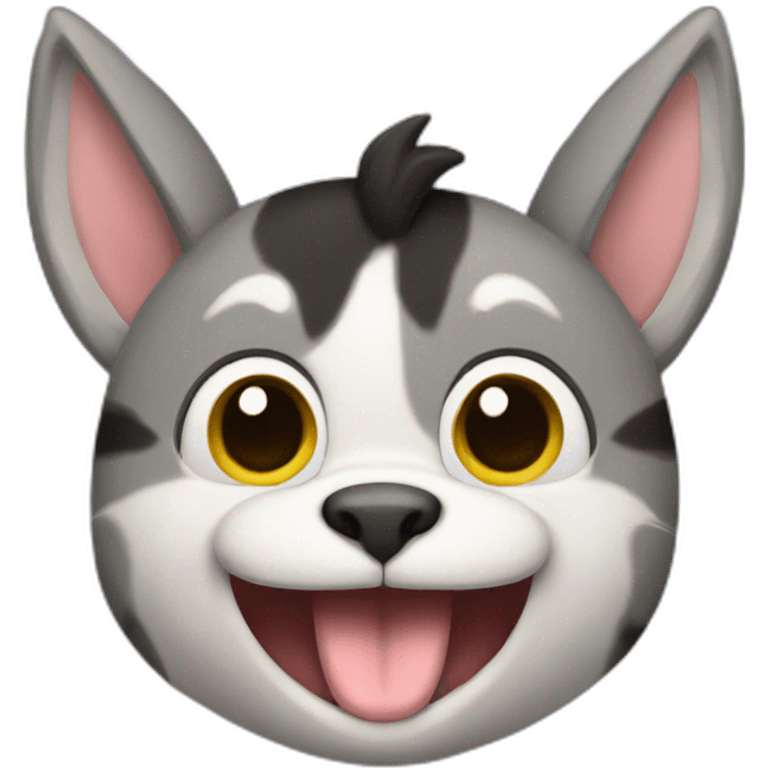 Cat donkey emoji