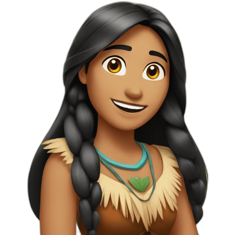 pocahontas-smile emoji