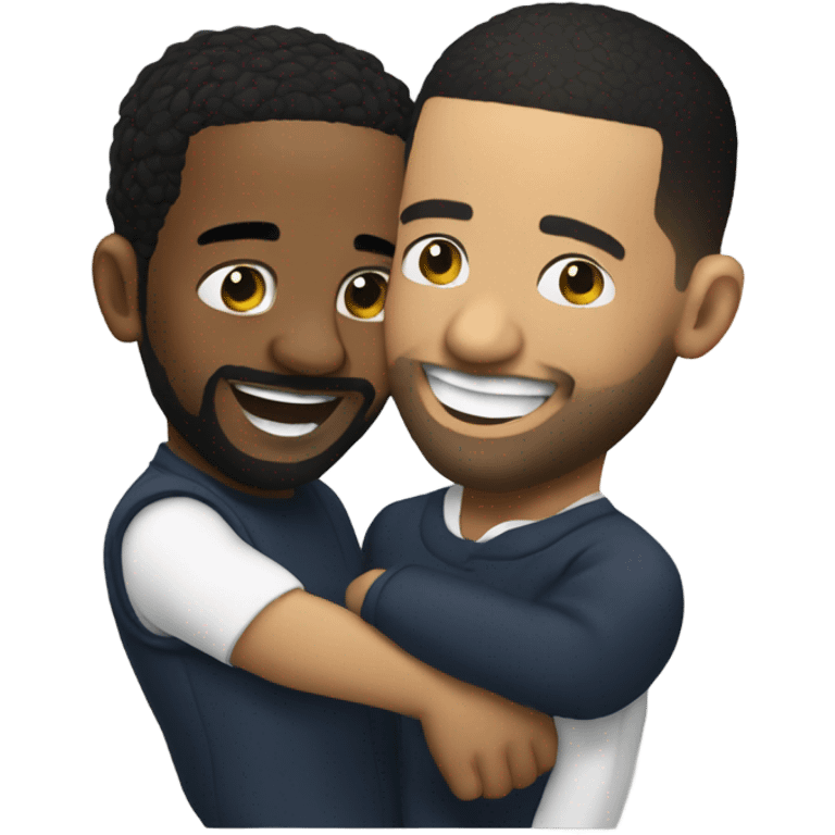 Drake tickling kendrick Lamar emoji