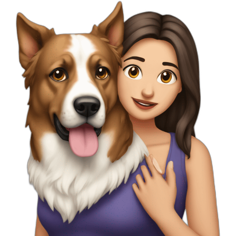 Charlotte Christodoulou with big dog emoji