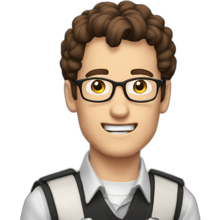 Zach hadel as the avgn emoji