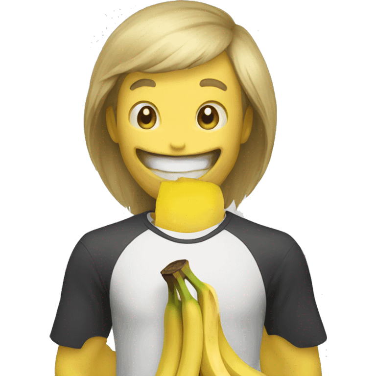 eat banana emoji