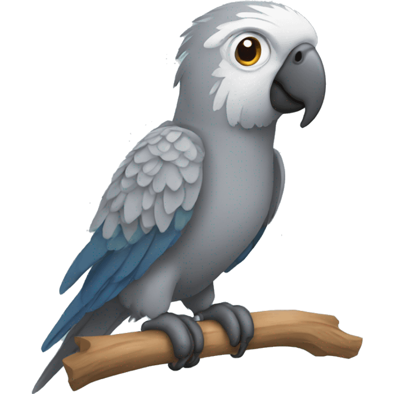 gray parrot emoji