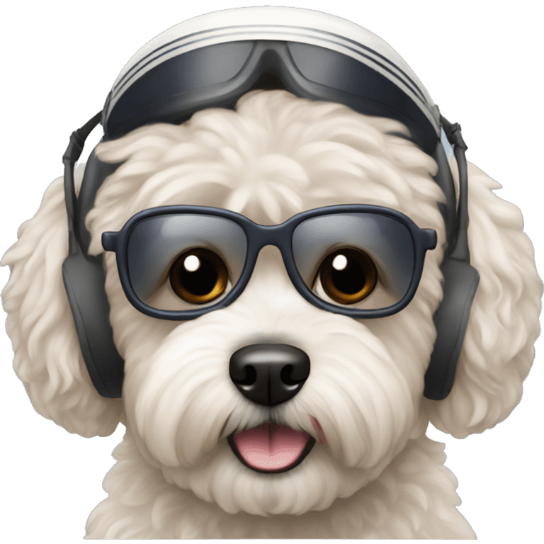 Maltipoo Pilot  emoji