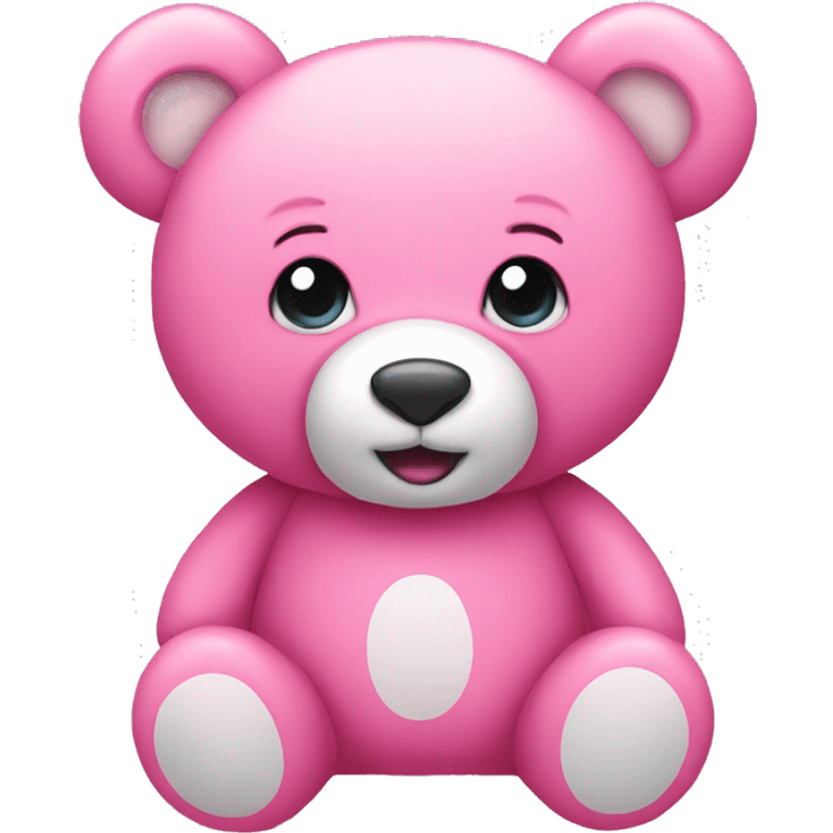 pink teddy bear emoji