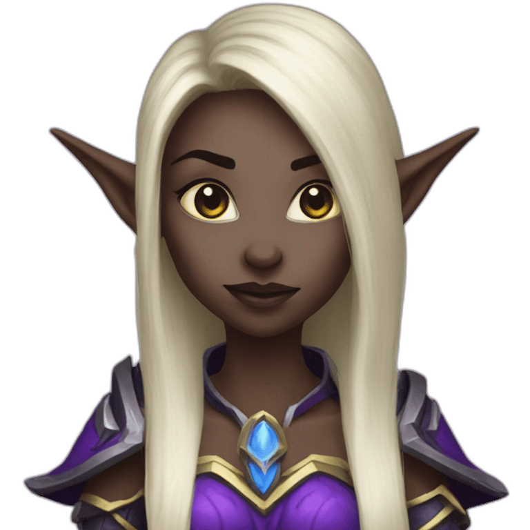 World of Warcraft night elf emoji