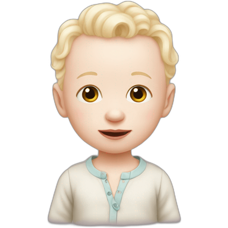 Bébé albinos emoji