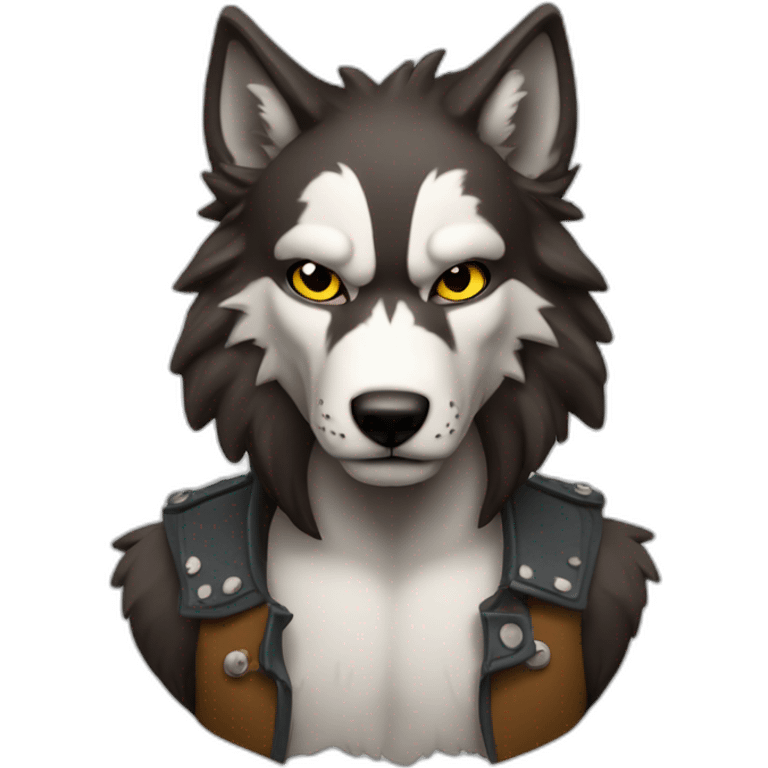 Lobo con piel de obeja emoji