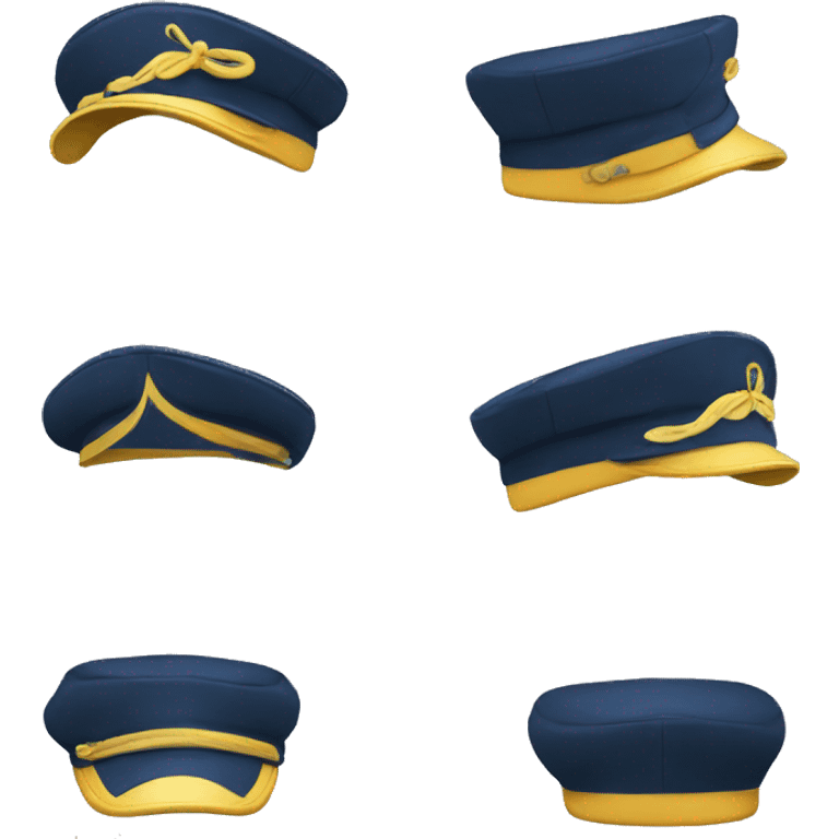 A sailor’s cap emoji