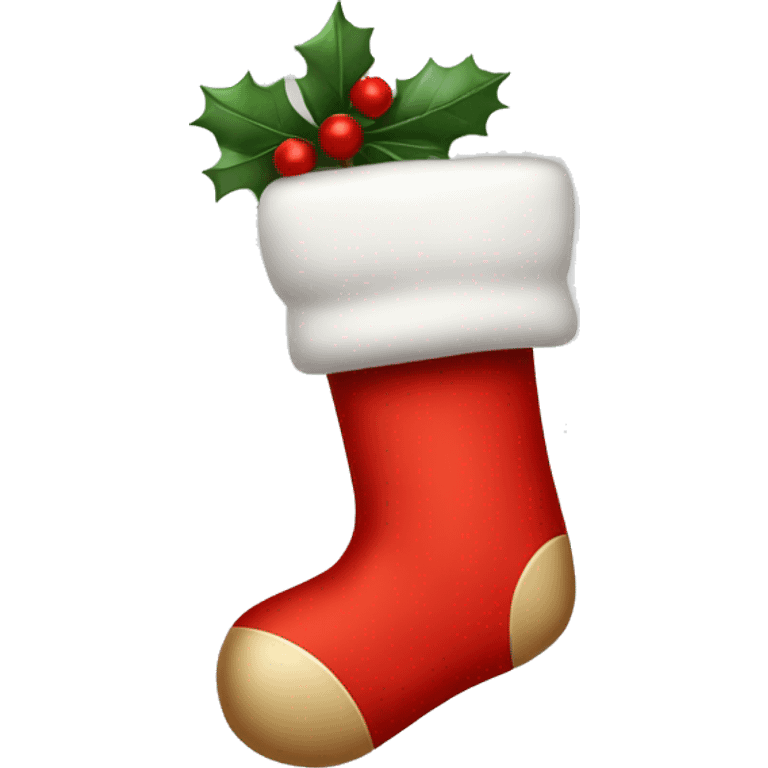 Christmas stocking emoji