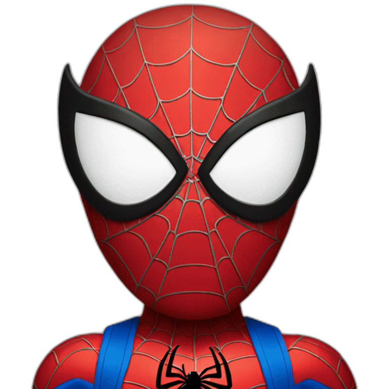 Spider-Man cool face white emoji