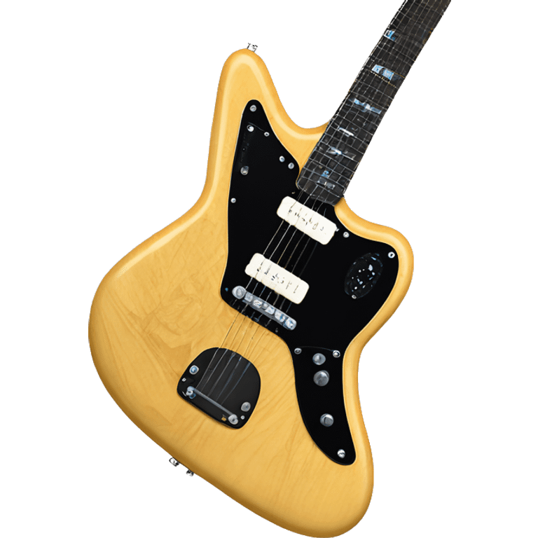 Kurt Cobain Jaguar & American Professional II Jazzmaster crossed forming a cross emoji