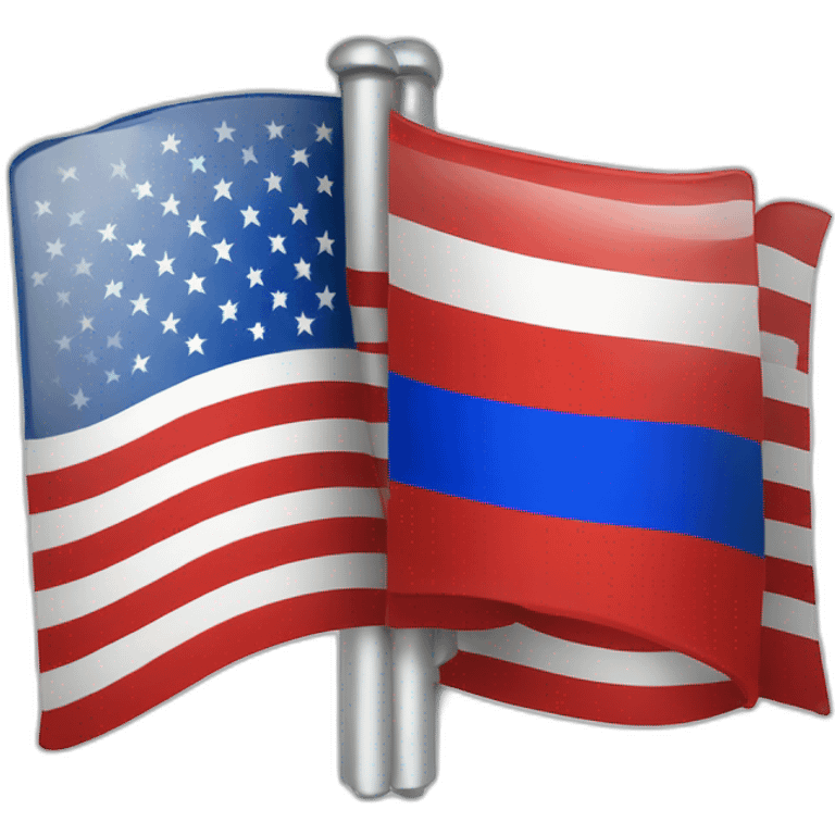 Flag of Usa+russia  emoji