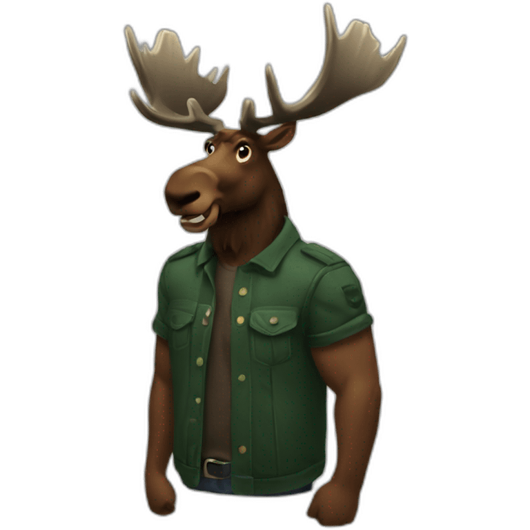 MooseheaD LOOKING bADASS emoji