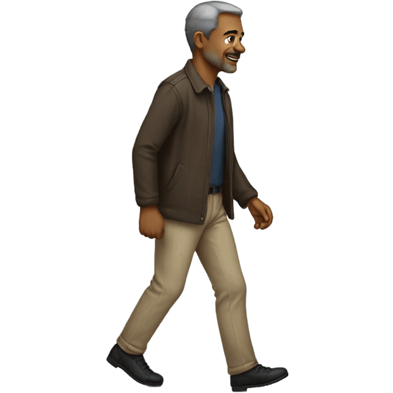 Man walking towards right  emoji