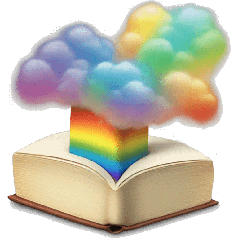 book with rainbow emoji