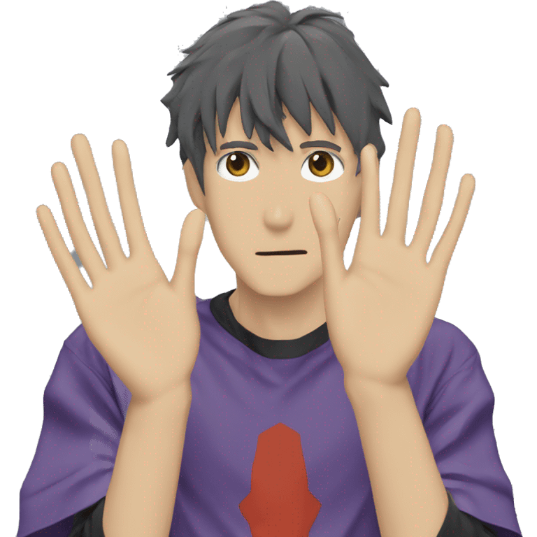 evangelion-wet-hand emoji