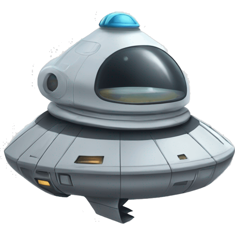 Flying Starship spacecraft bird’s house  emoji