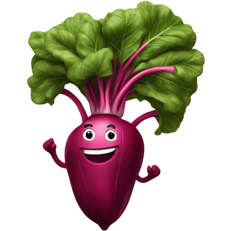 happy beetroot high five emoji