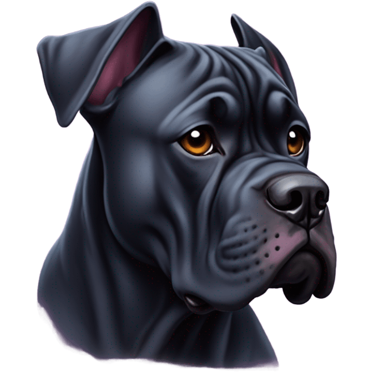 A Cane Corso as Galactus. emoji