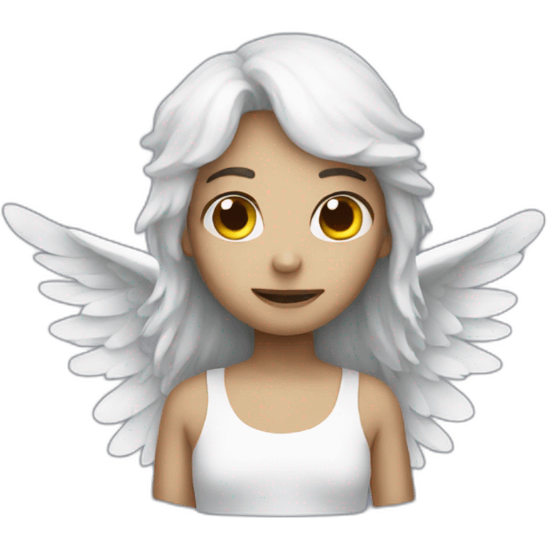 creepy Angel emoji