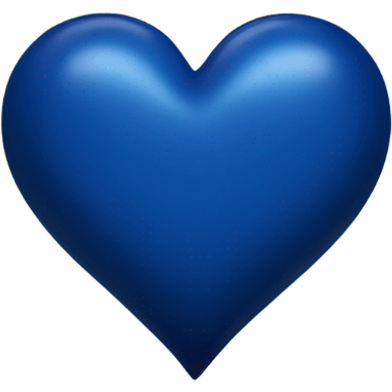 dark blue heart  emoji