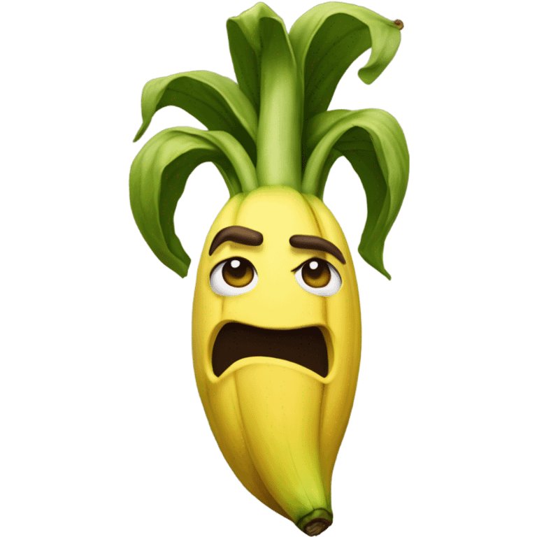 Angry plantain emoji