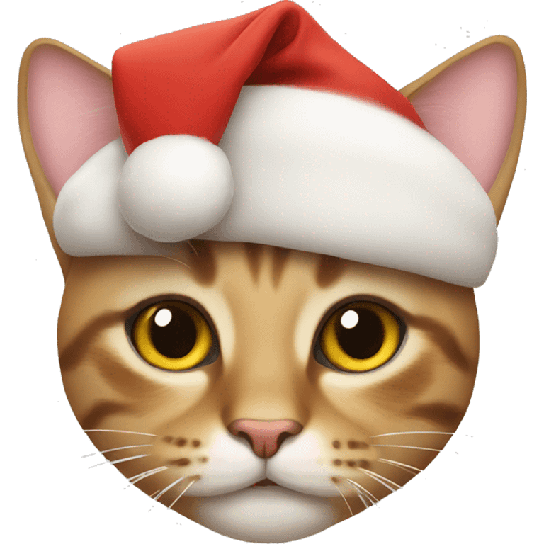 Christmas cat emoji