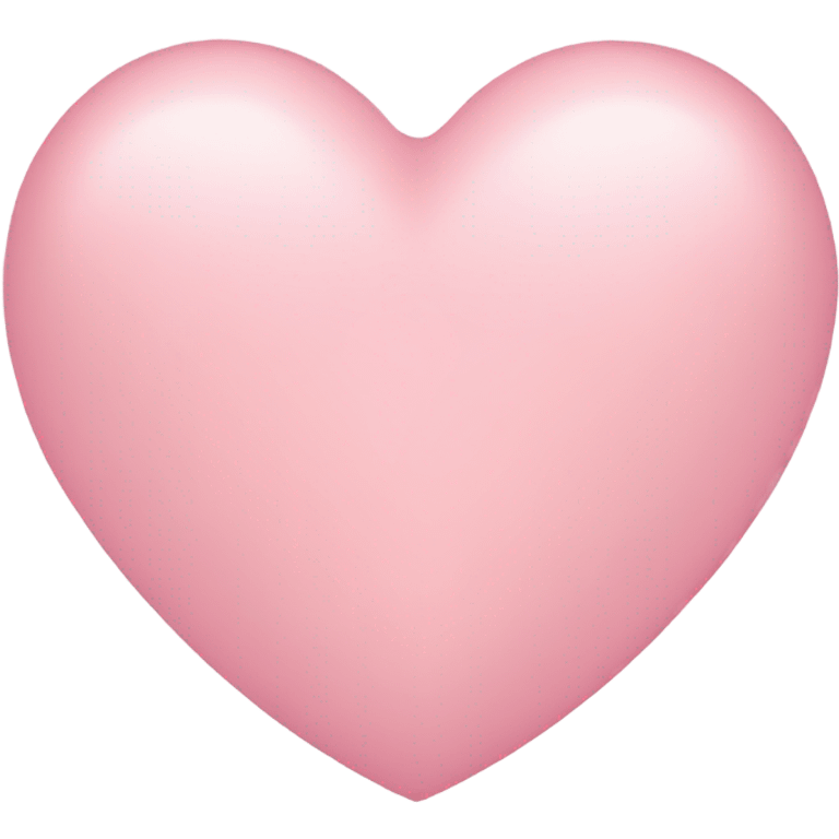 Light pink heart emoji