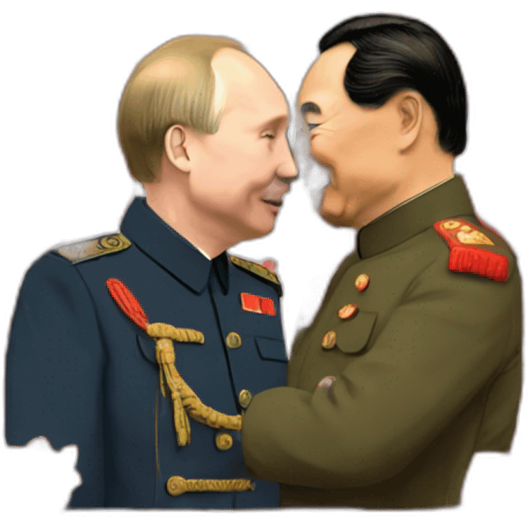 Mao zedong kiss putin emoji