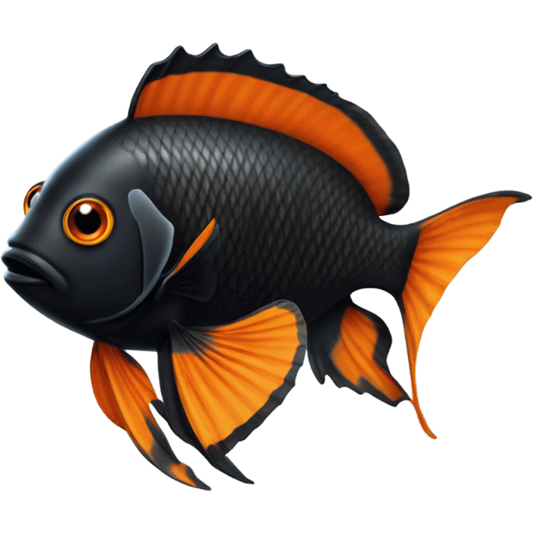 I need a black nemo fish  emoji