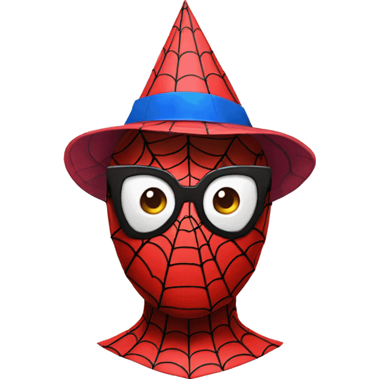 spider man with birthday hat emoji