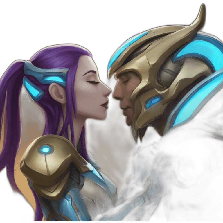 artanis kissing kerrigan emoji