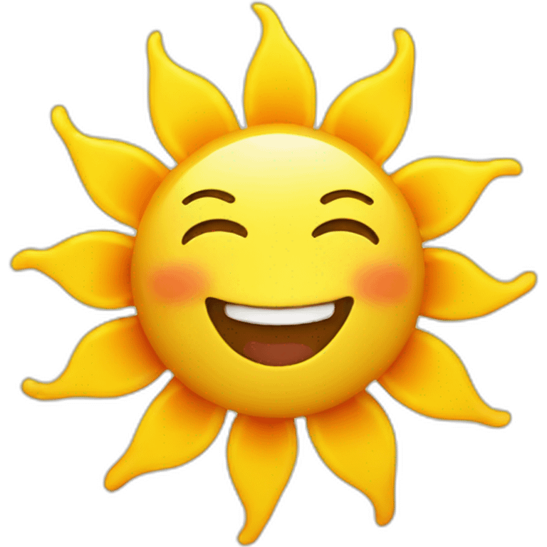 happy sun emoji