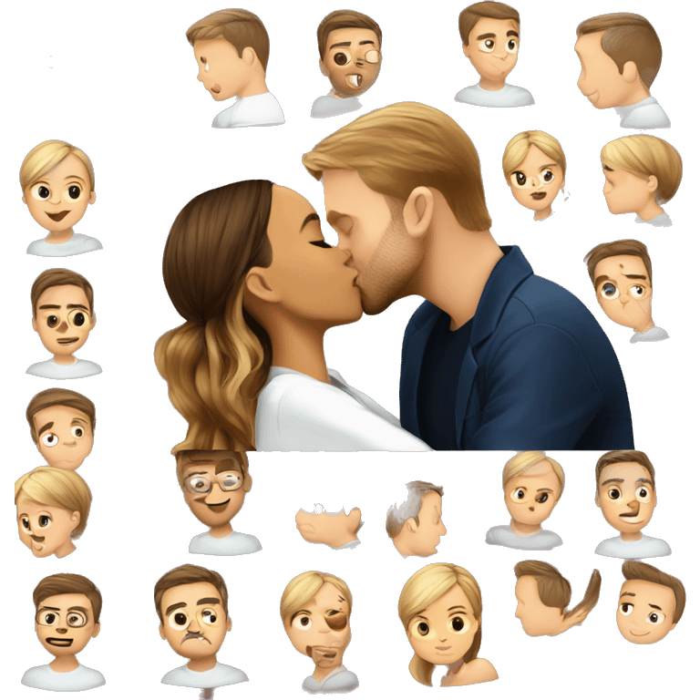 Tyler rake kisses short Jessica alba emoji