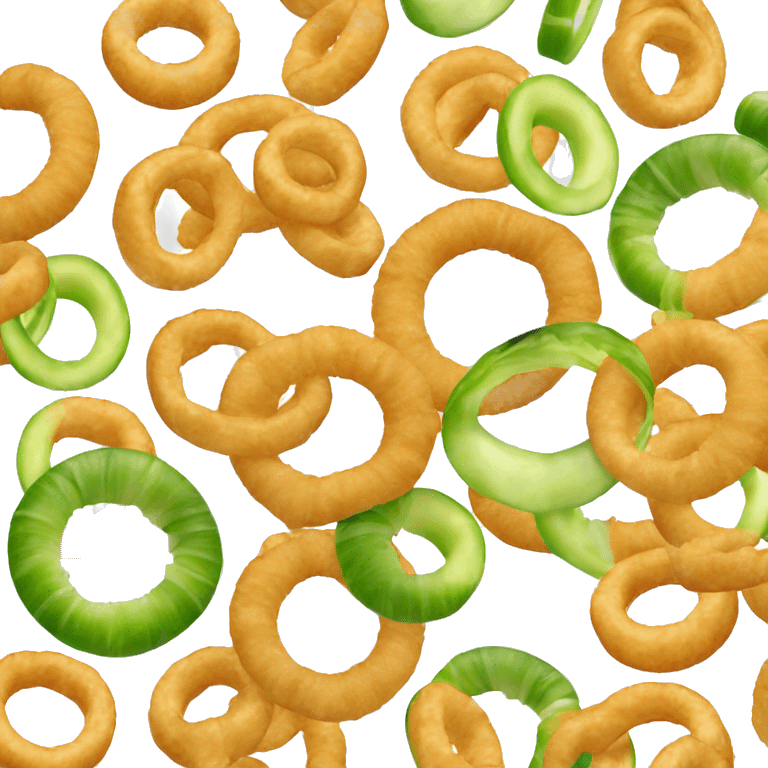 sliced spring onion rings emoji