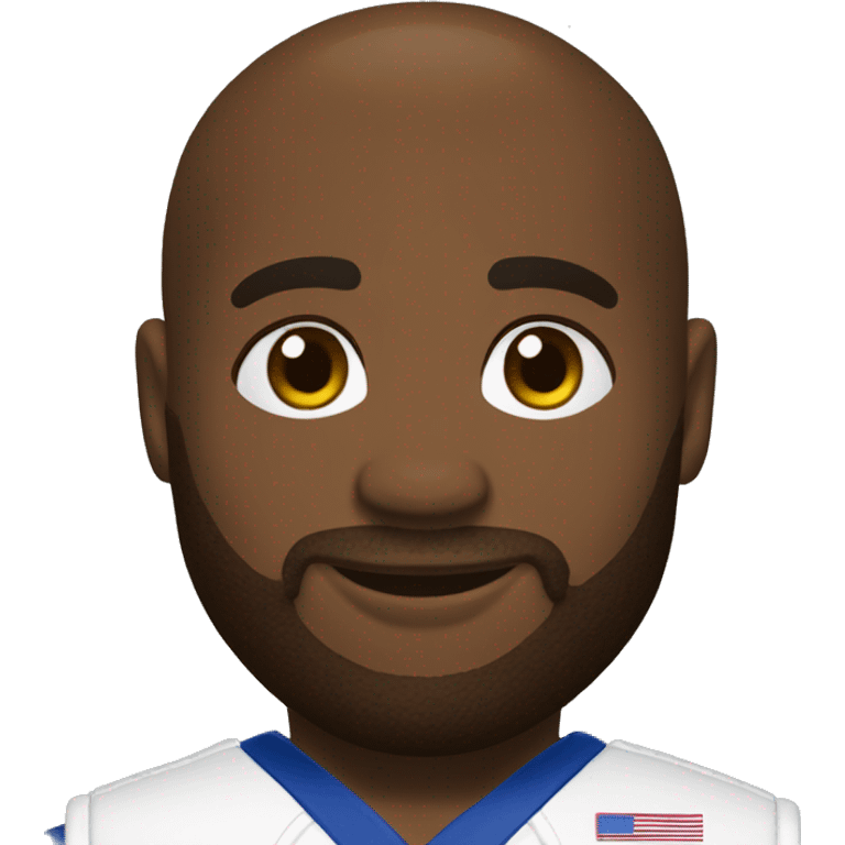 teddy riner avec la peau blanche emoji