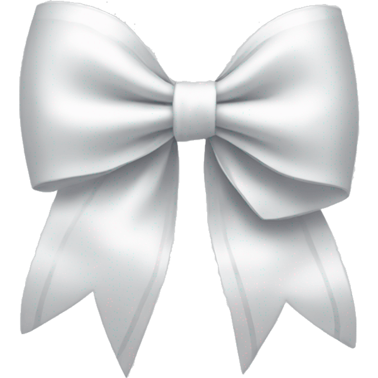 White bow  emoji