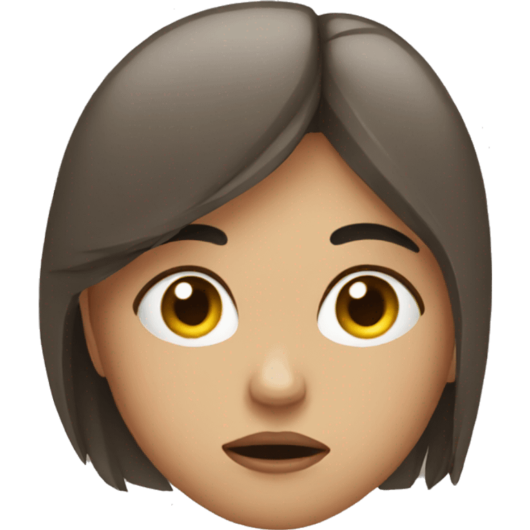 running SAD girl emoji